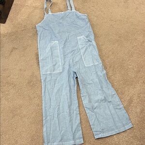 Universal Thread Blue Denim Overalls
